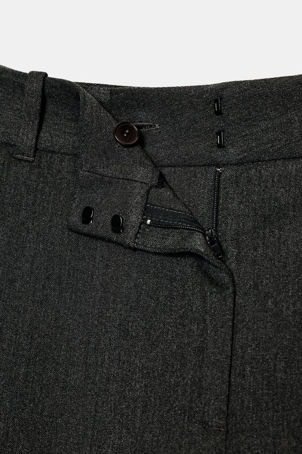 ZARA БРЮКИ КАРГО — ZW COLLECTION, ТЕМНО-СЕРЫЙ