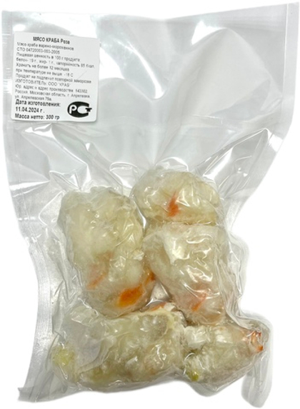 Мясо краба, Роза 300 гр (Камчатского)