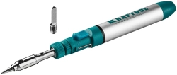 KRAFTOOL  SolderGas 70A 30-70Вт 1300°С горелка, фен, набор 3-в-1, Газовый паяльник (55504-H3)