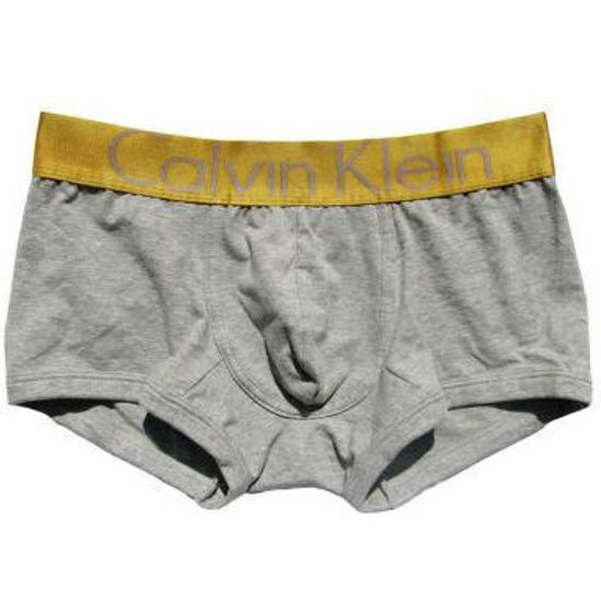 Мужские трусы боксеры Calvin Klein Steel Golden Grey