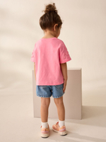 Футболка с вышивкой для девочки Next AD8-241, Розовый