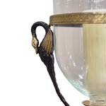 Антик подсвечник Лебеди 45 см