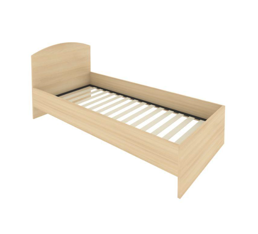 Кровать с ортопедическим основанием и изголовьем Light С-КИ-90