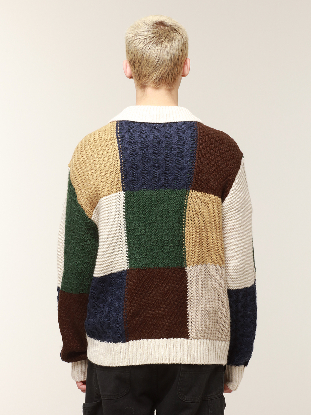Мужской Свитер Oliver Patchwork