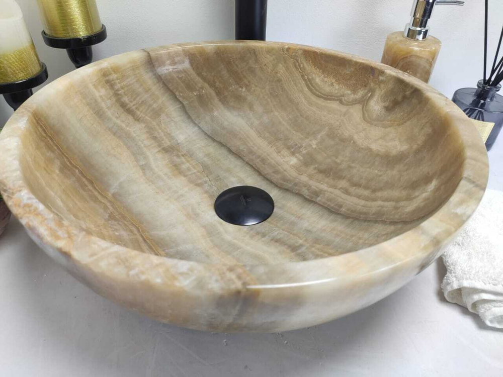 Раковина из оникса Bowl Sunset TinLip BO-60267 40*40*15