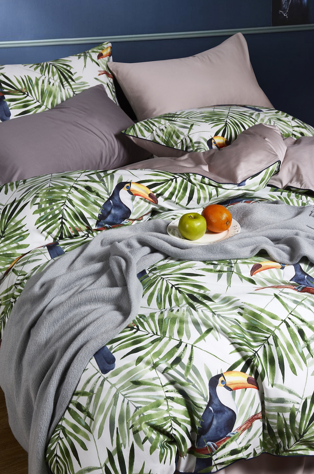 Комплект постельного белья Сатин Премиум на резинке CPAR014