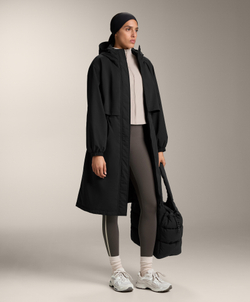 OYSHO Легинсы Compressive светоотражающие с высокой посадкой и длиной до щиколотки, угольный