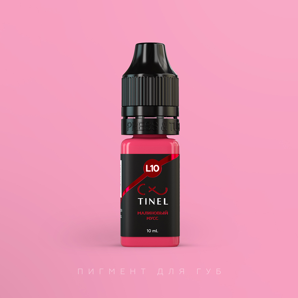 Купить пигмент для татуажа Tinel L10 Малиновый мусс
