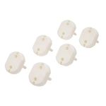 Заглушки для розеток, 3,7х3,3х2,5 см, PP (6 шт/уп) HALSA