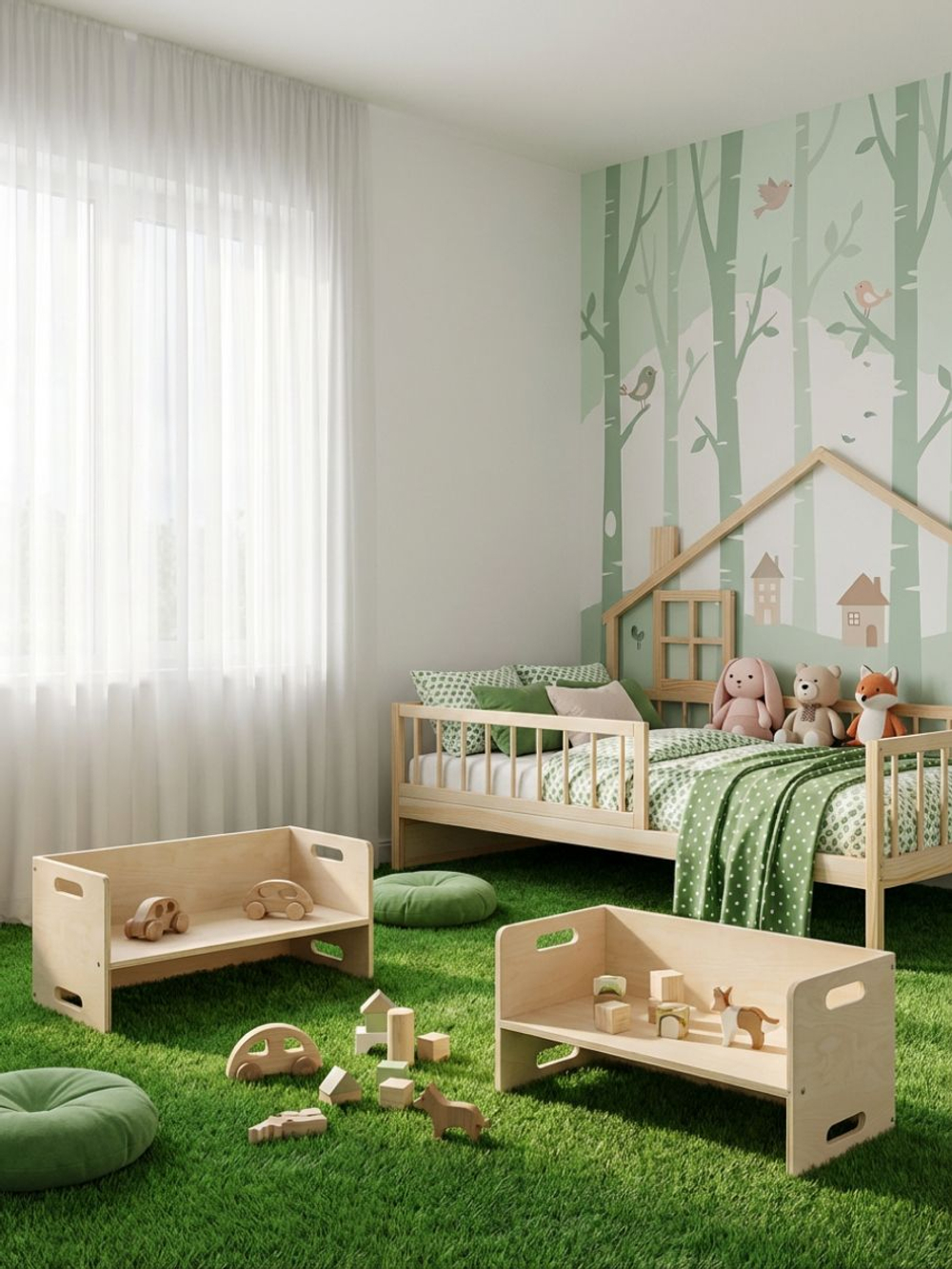 Растущий стул для детей, 74х34х34, Чек, стол и стул 2в1, деревянный, бежевый, Dipriz