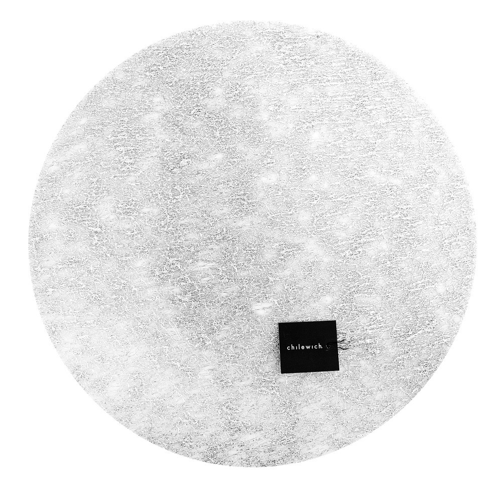 Салфетка подстановочная 38см Chilewiсh Metallic lace Silver