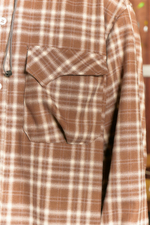 Рубашка Called a Garment Human Flannel Shirt "Brown"