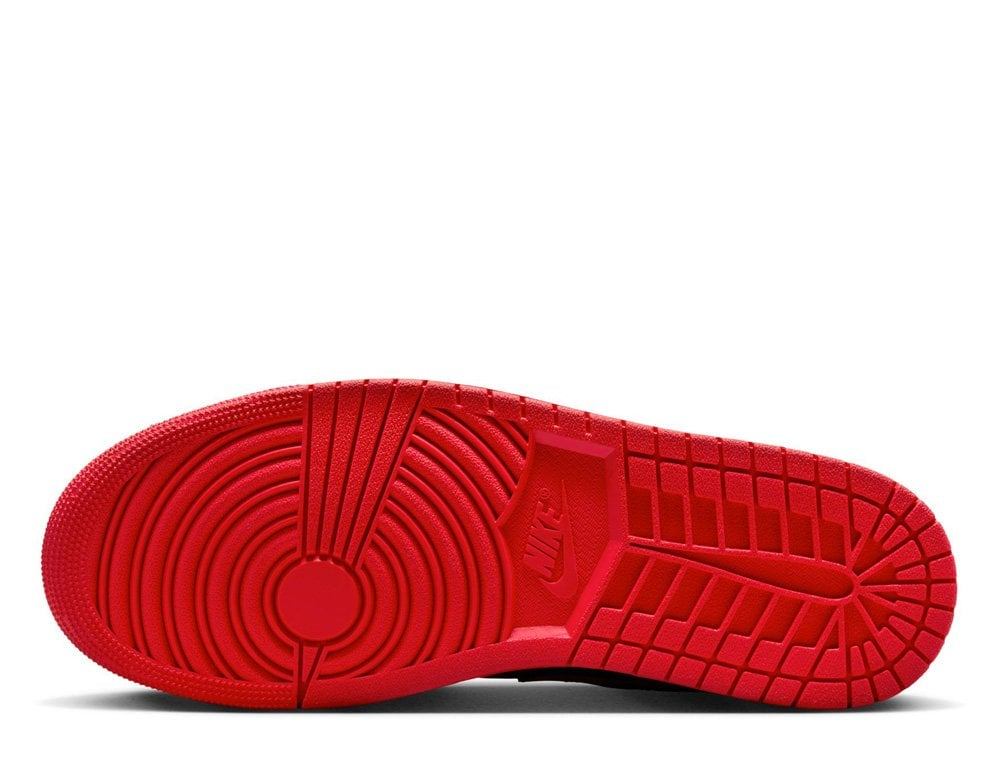 Кроссовки Air Jordan 1 Low Black/Cement Grey/White/Fire Red