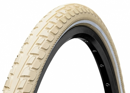 Покрышка 28 x 1.6 02-0101176 42-622 RIDE Tour E-25 бежевая, светоотражающая полоса CONTINENTAL