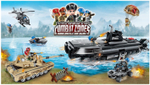 Конструктор Qman CombatZones 21014 Танк, 858 дет.