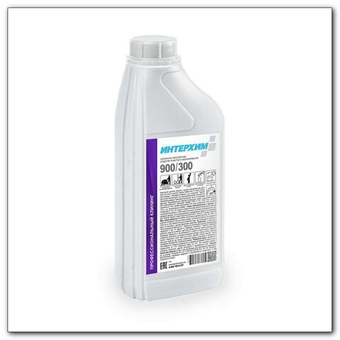Усиленное низкопенное средство очистки и обезжиривания 1л. 900/300. Интерхим