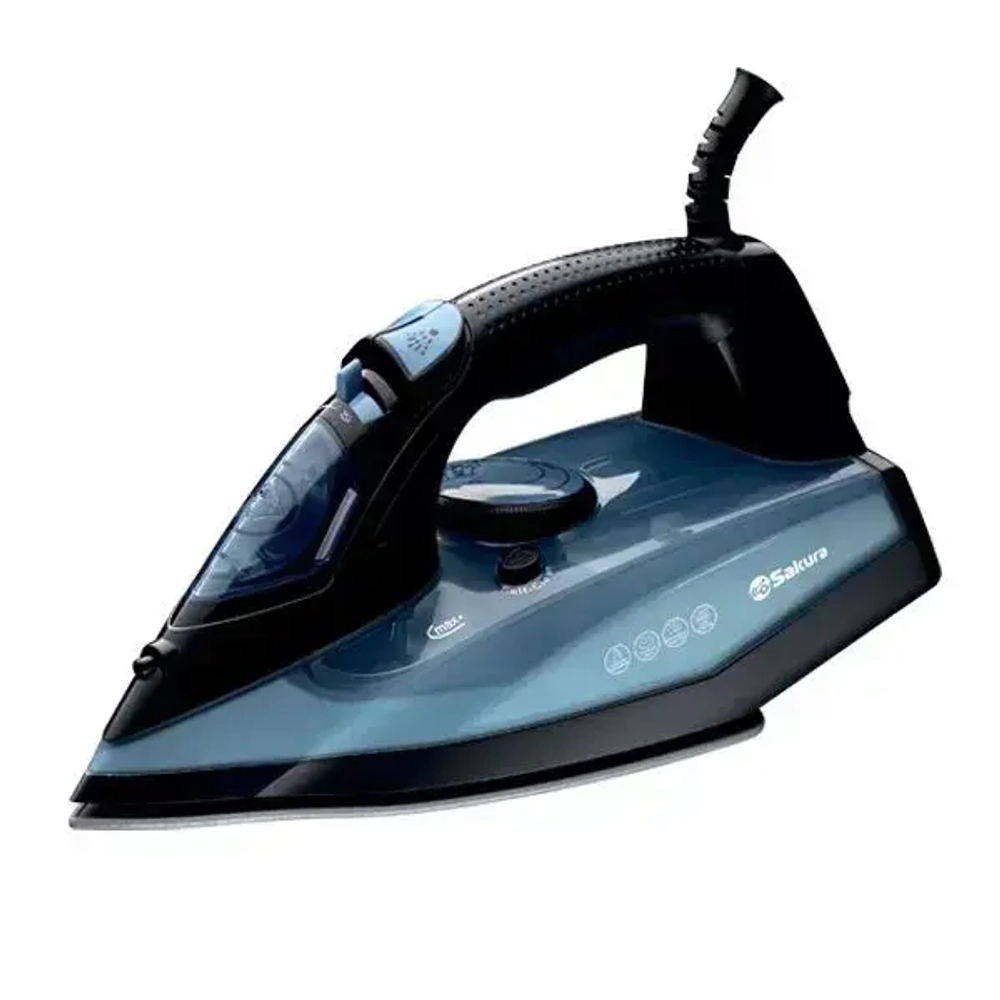 Утюг электро SA-3075CBK 380мл 2400 Вт керам самоочист