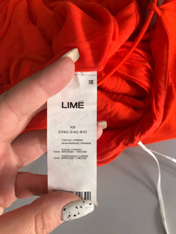 Платье Lime однотонное, маркировка XS, визуально 42 размер