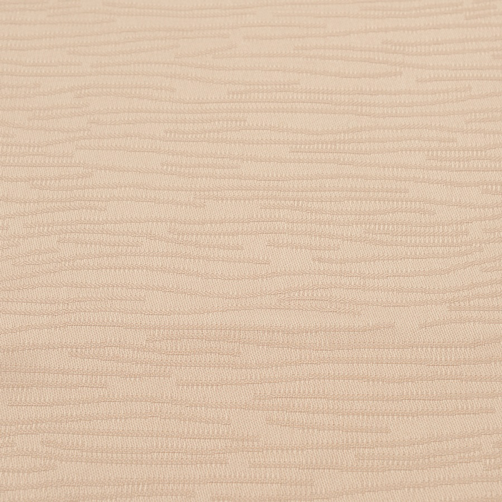 Салфетка сервировочная жаккардовая бежевого цвета из хлопка с вышивкой из коллекции essential, 53х53 см