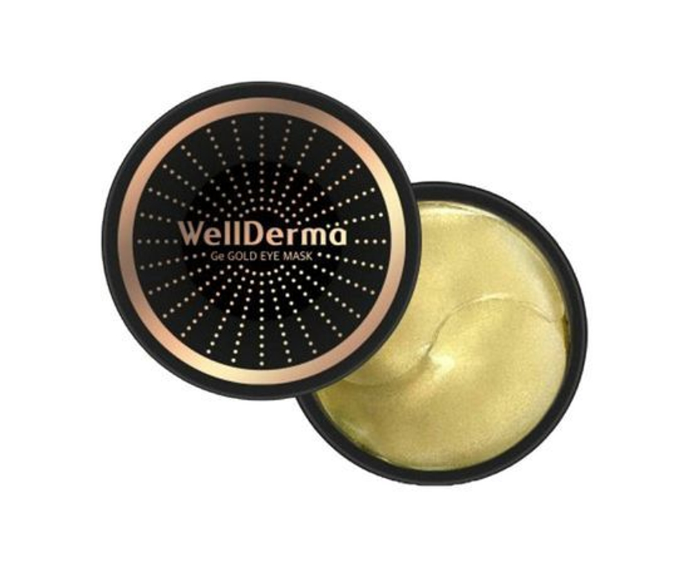 WellDerma Ge Gold Eye Mask омолаживающие патчи с германием и золотом