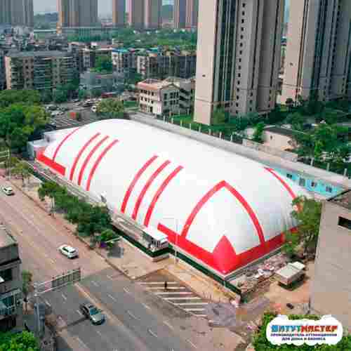 Крытый ледовый каток в надувном куполе «Север», 58×26×13 м