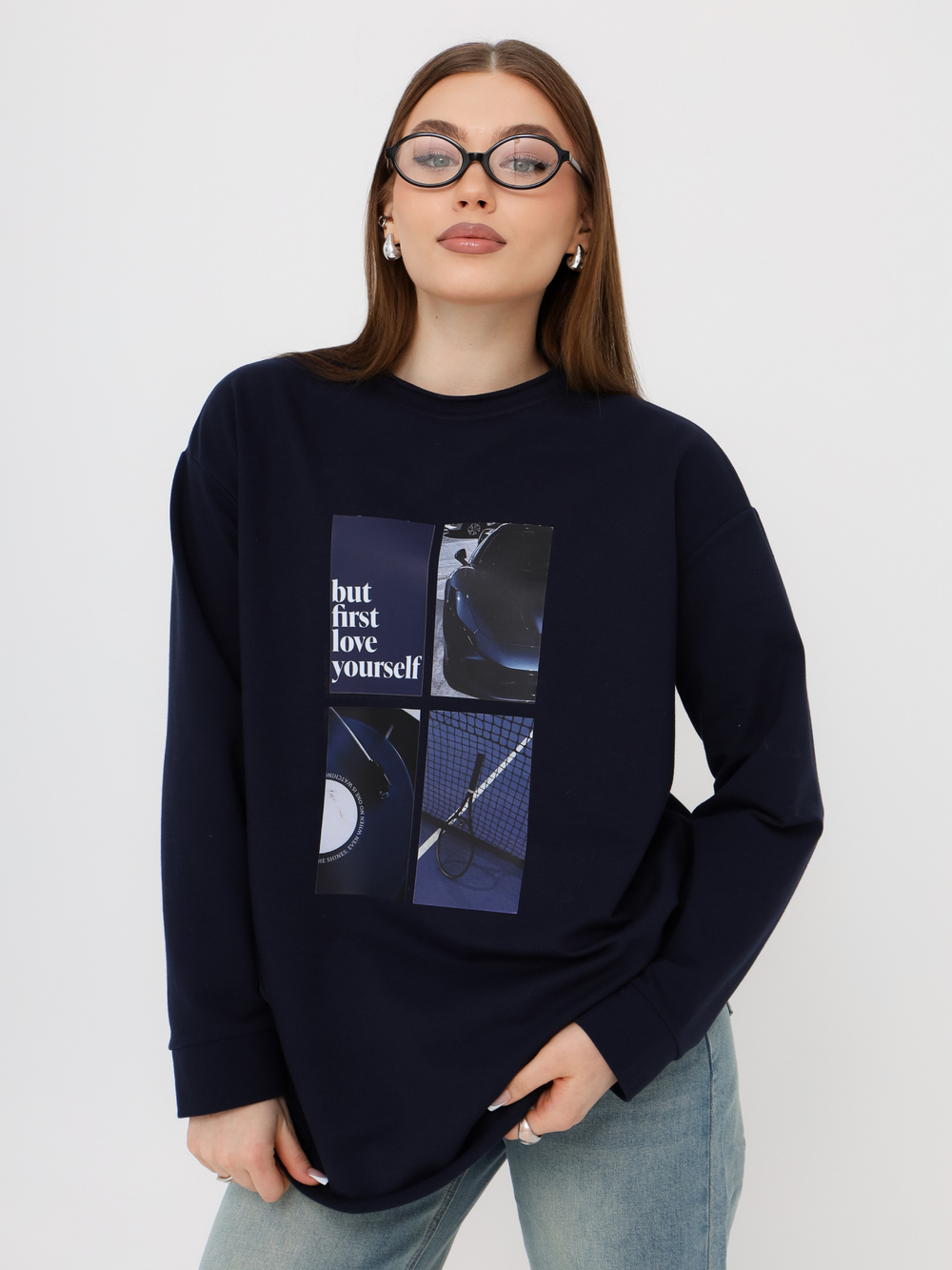 Лонгслив Day blue