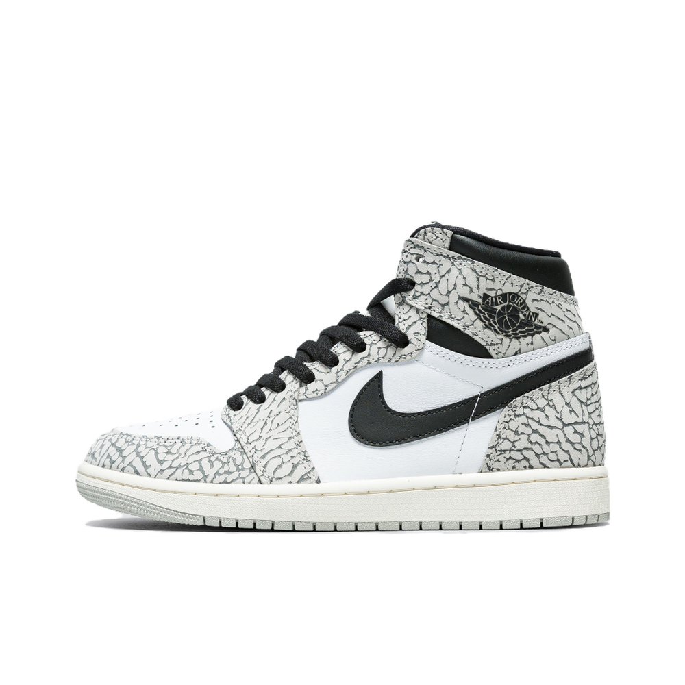 Кроссовки Air Jordan 1 Retro High OG GS White Cement