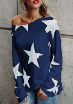 Футер (принт). Звёзды на синем, ВО