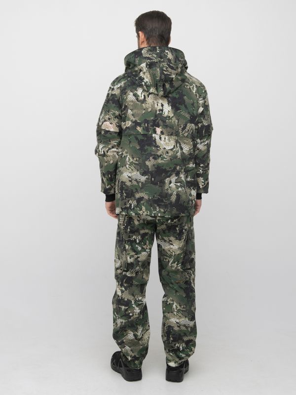 Костюм летний Антигнус-Люкс ткань Сорочка цвет Зелёный питон