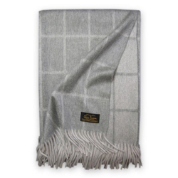 Плед 130х180 Glen Saxon Garda Silver-Fl Grey Германия-Шотландия