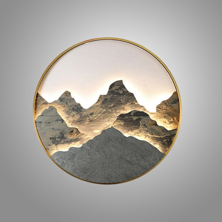 Настенный светильник DAWN D80 Brass