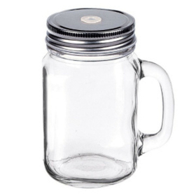 Банка с крышкой и ручкой д/подачи коктейлей 450 мл  P.L.BarWare