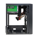 Корпус BaseTech M3404, БП:450W, mATX, чёрный, 2xUSB2, 1xUSB3 (BT-M3404-450W-B)