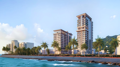 "Green Side" Грузия, Гонио, инвестиционный апарт-отель на первой береговой линии пляжа Гонио-Квариати, застройщик премиум-сегмента