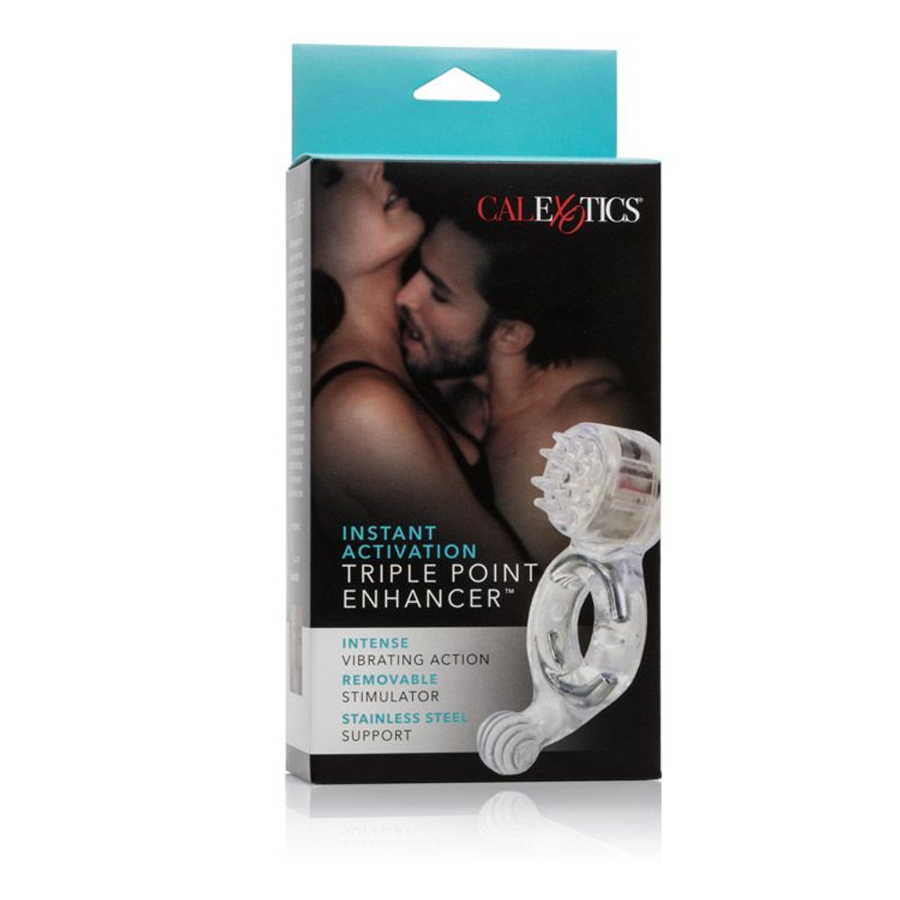 Виброкольцо на пенис Silicone Power (Цвет: прозрачный)