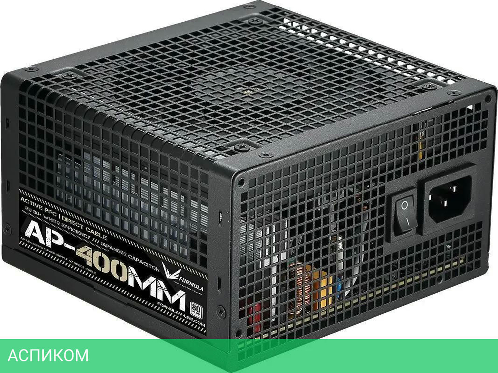 Блок питания Formula ATX 80 Plus 400W White (AP-400ММ)