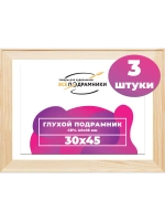 Глухой подрамник 30x45 см. (3 штуки) сеч. 40*18 мм.