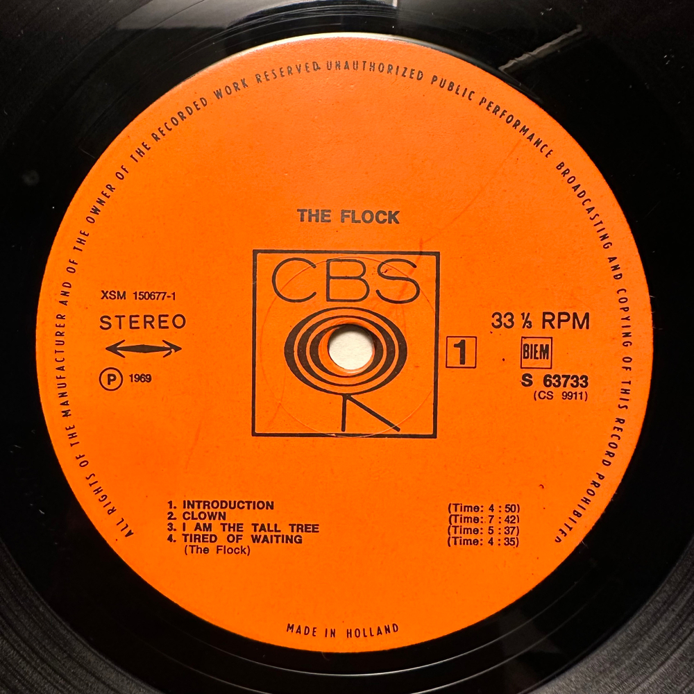 The Flock - The Flock (Голландия 1969г.)