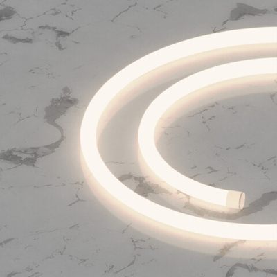 Гибкий неон Круглый Дневной Белый, SMD2835, 14 мм, 220В