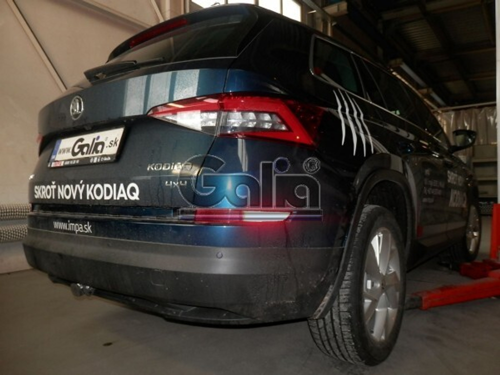 Фаркоп оцинкованный Galia S120A для Skoda Kodiaq 2WD, 4WD 2017-(паспорт и сертификат в комплекте)(без электрики)