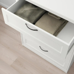 Комод с 4 ящиками - IKEA SONGESAND/СОНГЕСАНД ИКЕА, 50х82х104 см, белый