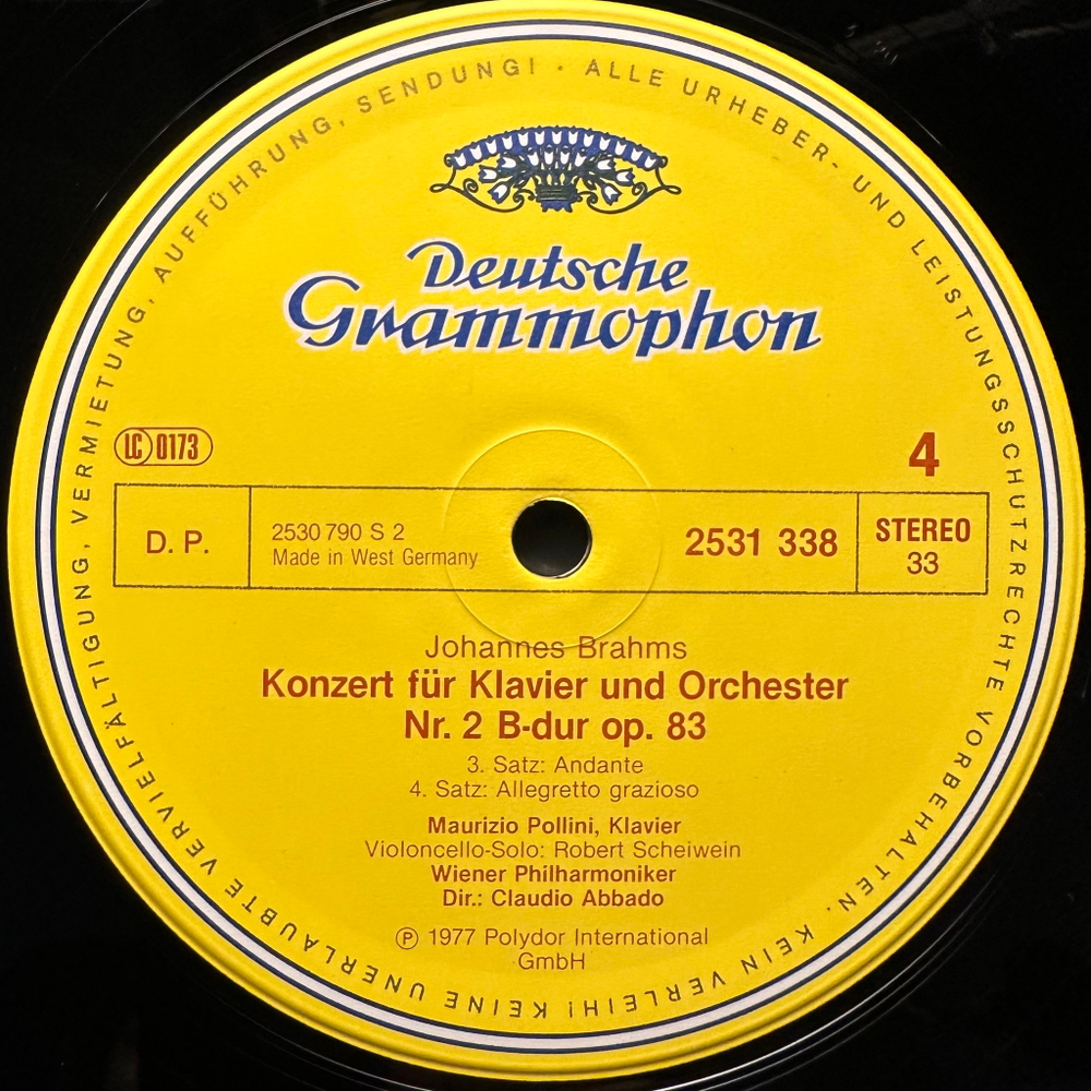 Брамс - Концерты для фортепиано с оркестром 2LP (Германия 1981г.)