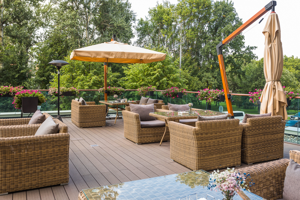 "Капучино" кресло из искусственного ротанга, цвет соломенный