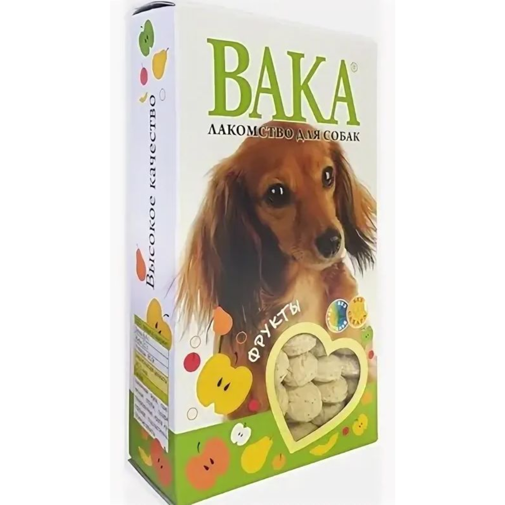 Лакомство для собак Вака фрукты 100 гр