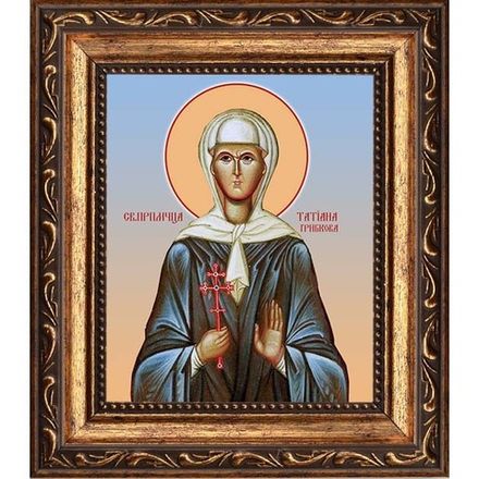 Татиана Грибкова, послушница, преподобномученица. Икона на холсте.