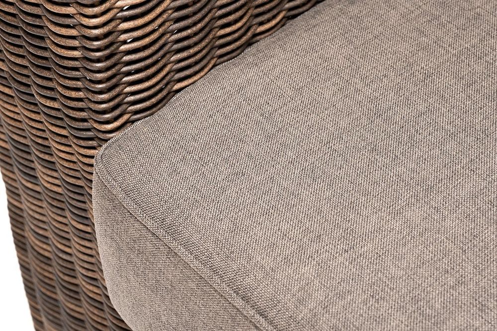 "Боно" диван из искусственного ротанга трехместный, цвет коричневый