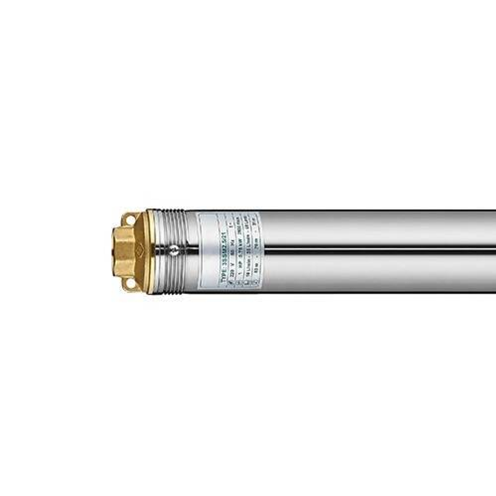 Насос скважинный ROMMER RP 3-77 (1,1 кВт, Qmax 65 л/мин, Hmax 124 м, 1x230В, кабель 1.5 м.)