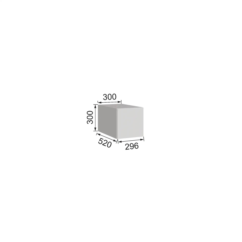 Антресоль Альта 0.3 (300) без планки