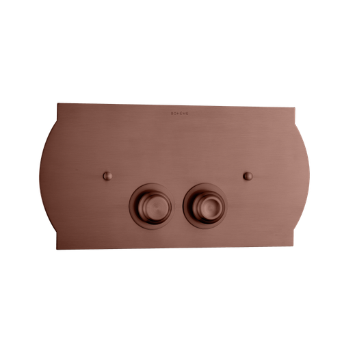 Кнопка для инсталляции, нержавеющая сталь Copper Brushed