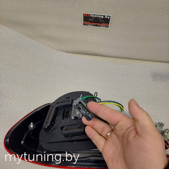 Задние фонари Bmw 3 E46 red smoke led